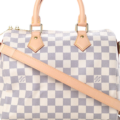 Louis Vuitton Damier Azur Speedy Bandouliere 25 9 of 13
