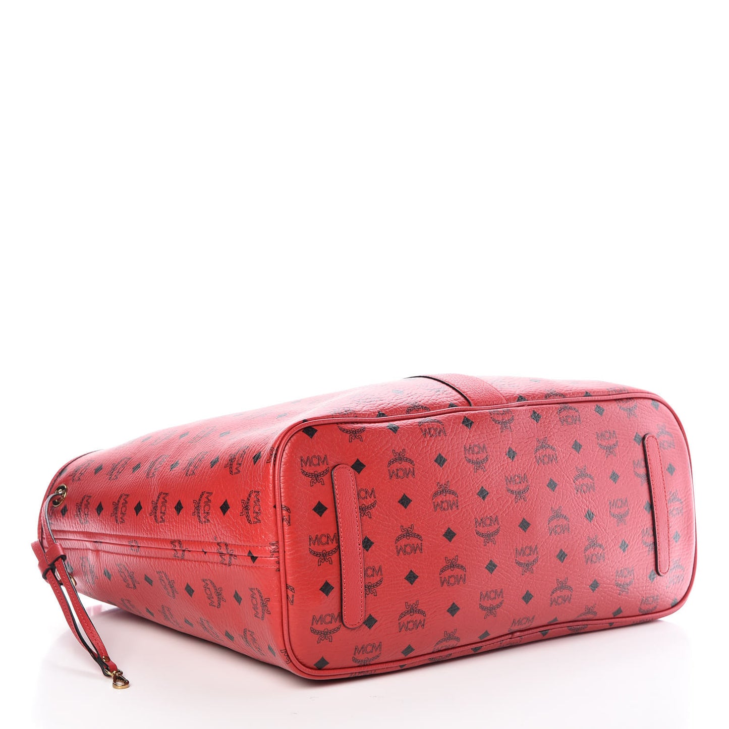Visetos Medium Liz Reversible Shopper Tote Ruby Red