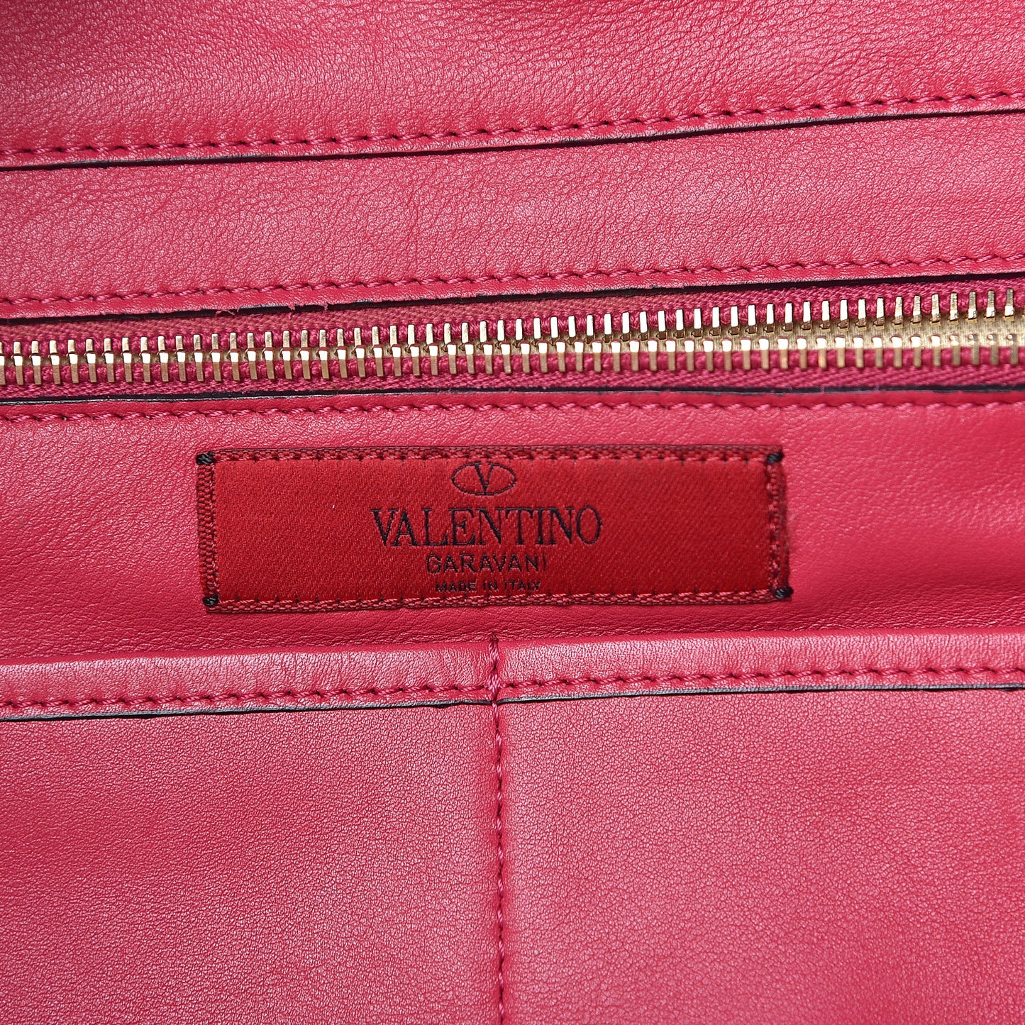 Vitello Medium Rockstud Tote Cyclamin