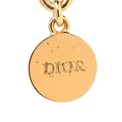 Christian Dior Metal Danseuse Etoile Chain Choker Necklace Gold 5 of 5