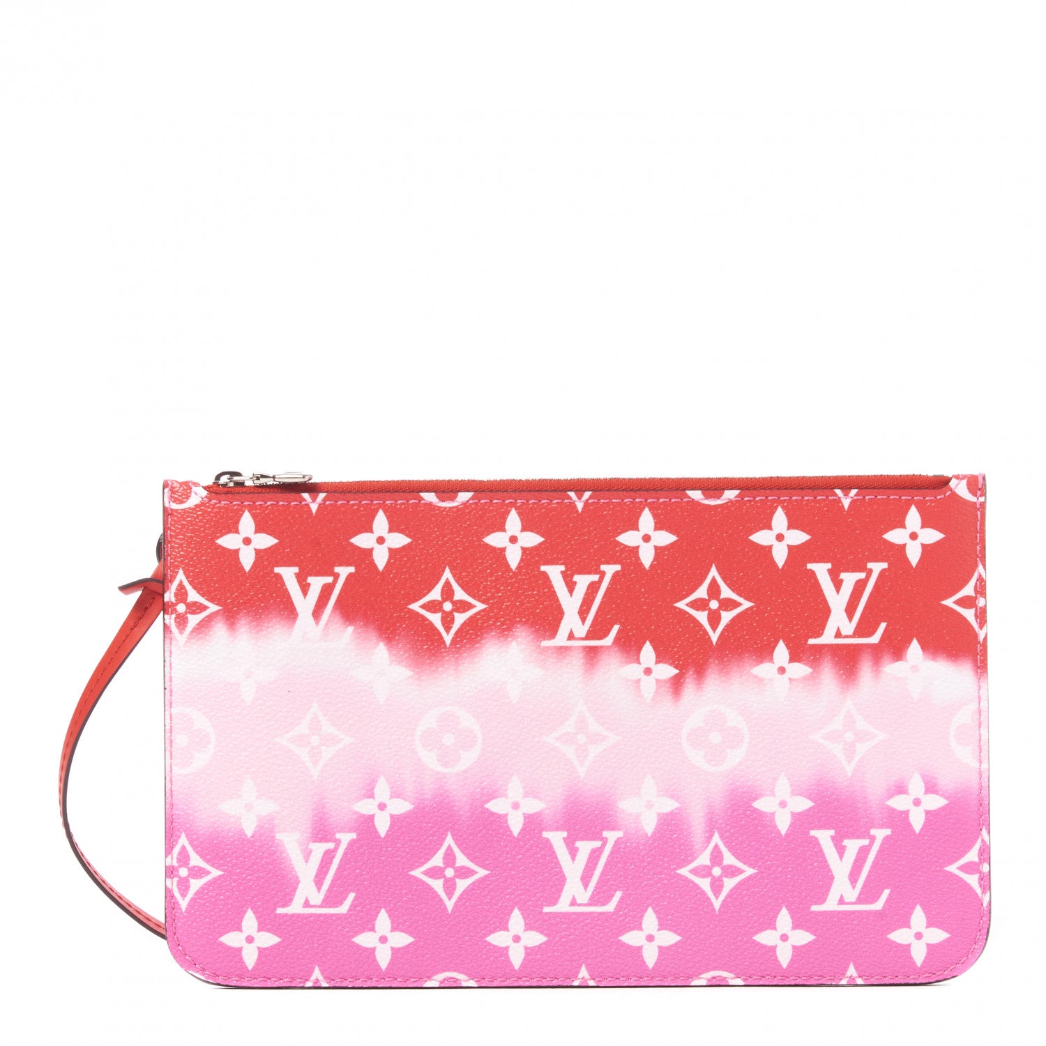 Louis Vuitton Monogram Escale Neverfull MM GM Pochette Rouge 1 of 8