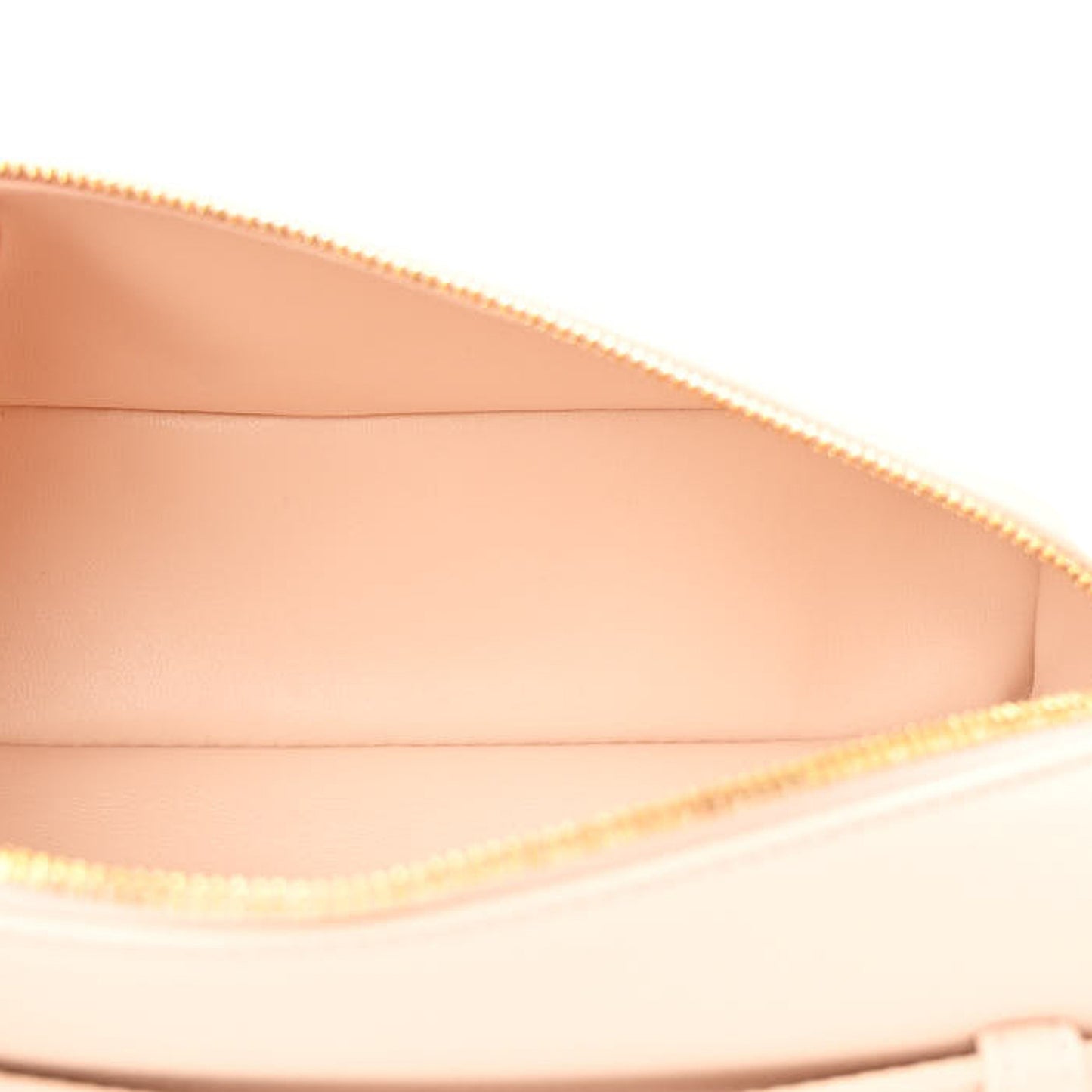 Grained Calfskin L19 Extra Pocket Pouch Creamed Honey