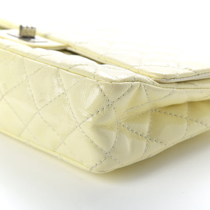 Chanel Distressed Patent Quilted 2.55 Reissue Flap 227 White 7 of 13