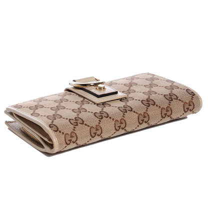 Gucci Monogram Abbey Continental Wallet Off White 4 of 8