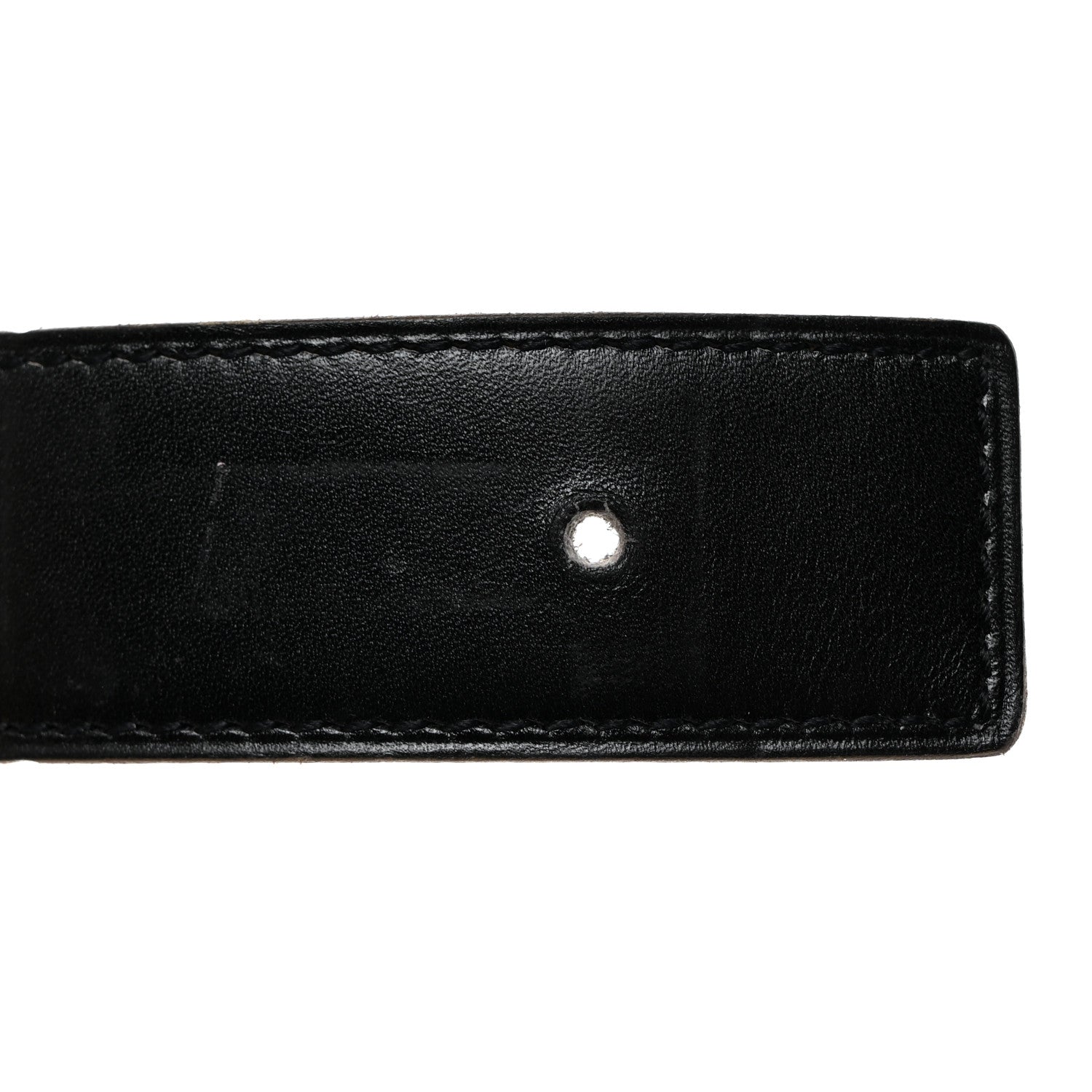 Hermes Box Togo 32mm H Belt 105 42 Black Gold 8 of 9
