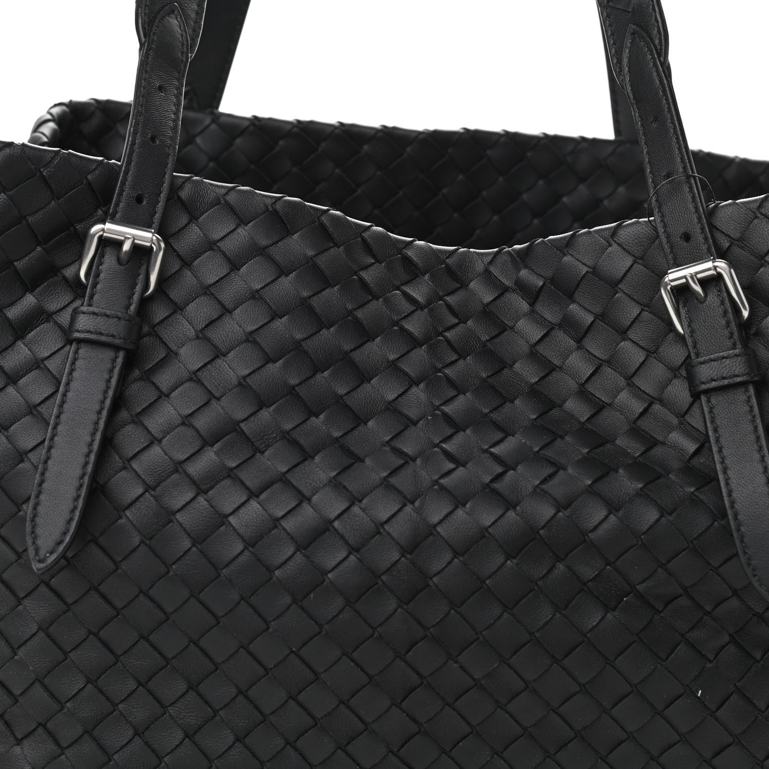 Bottega Veneta Nappa Intrecciato Medium Seamless Tote Black 7 of 9