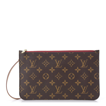 Louis Vuitton Monogram Neverfull MM GM Pochette Cherry 1 of 8
