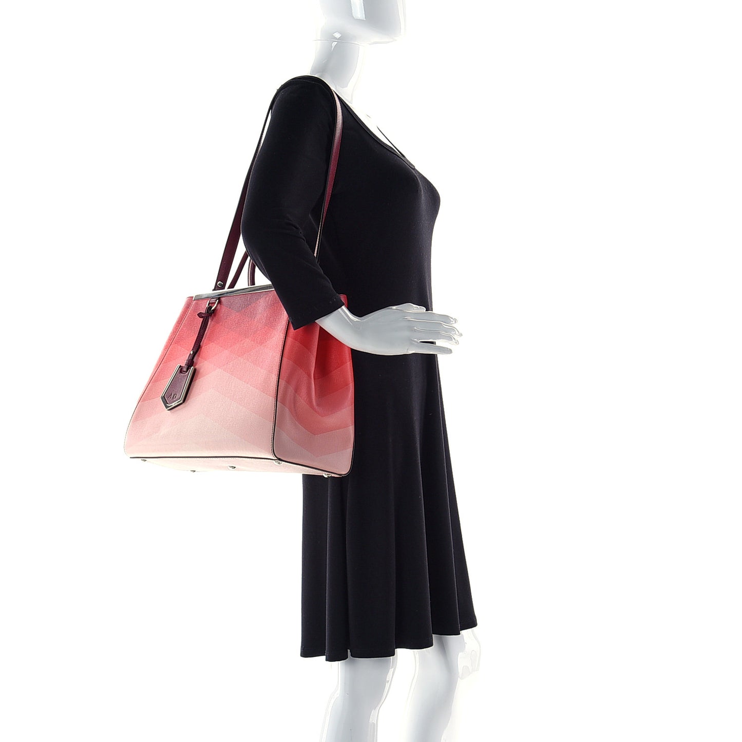 Vitello Elite Geometric Degrade Regular 2Jours Tote