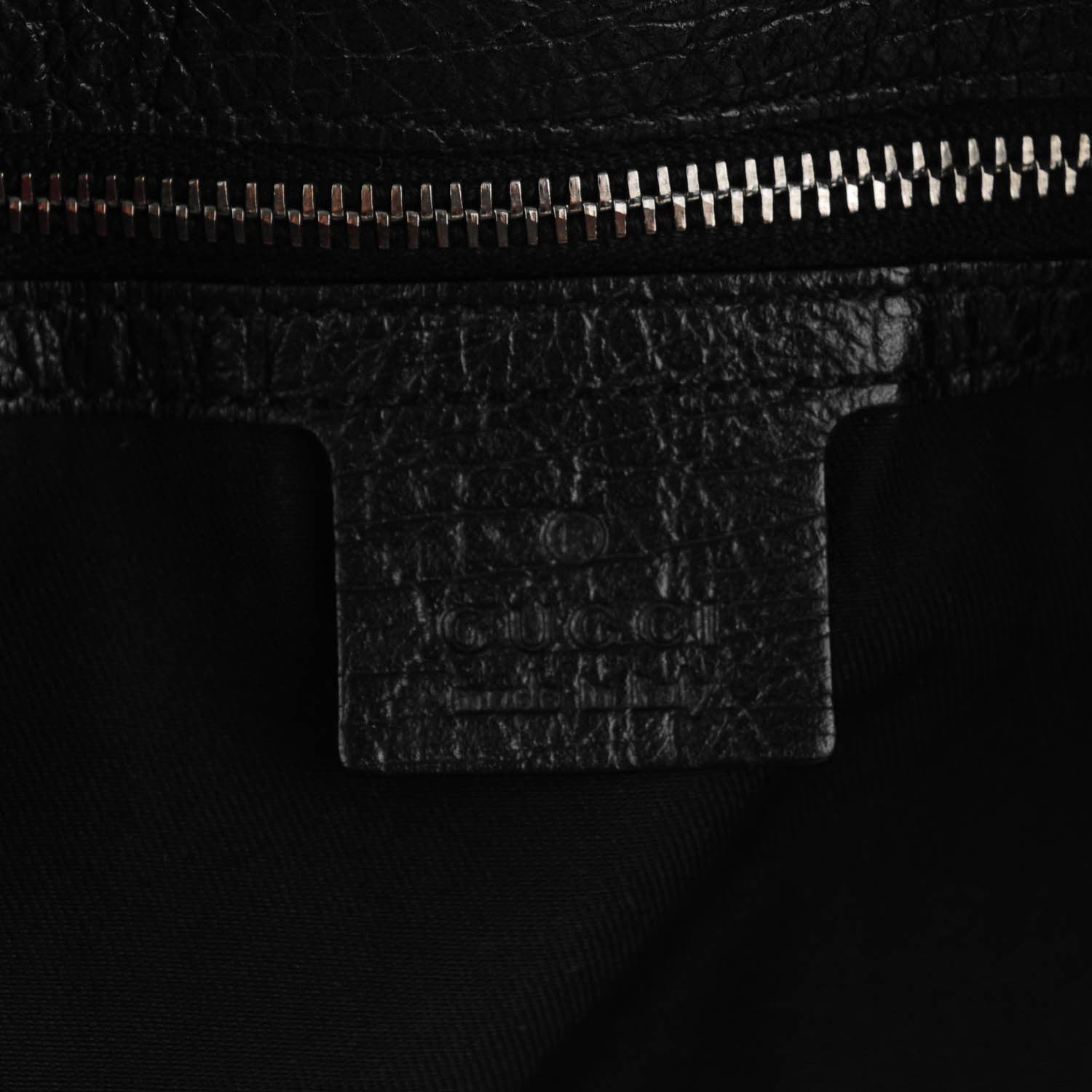 Gucci Monogram Large Horsebit Chain Hobo Black 6 of 7