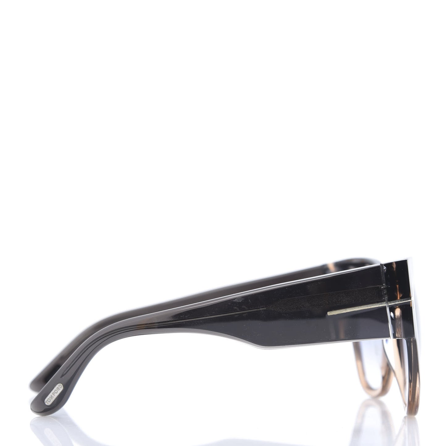 Acetate Anoushka Cat Eye Sunglasses TF371 Melange Grey Peach