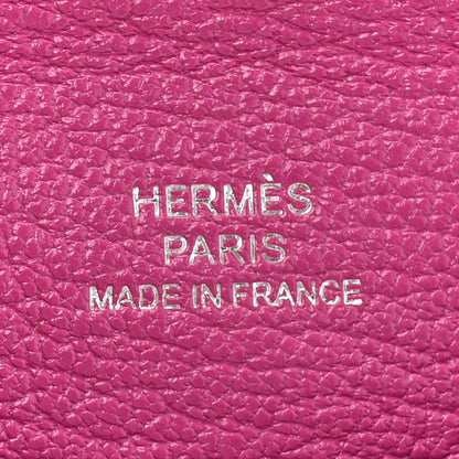 Hermes Chevre Mysore Calvi Card Case Rose Pourpre 7 of 7