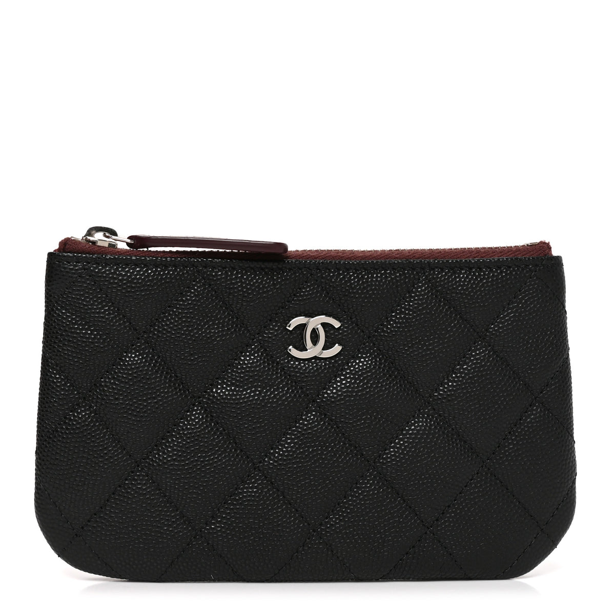 Chanel Caviar Quilted Small Cosmetic Case Black 1 of 8