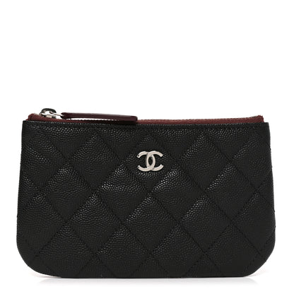 Chanel Caviar Quilted Small Cosmetic Case Black 1 of 8