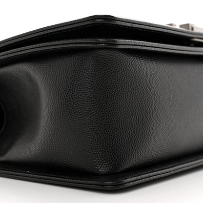 Chanel Caviar Quilted Medium Boy Flap Black 9 of 10
