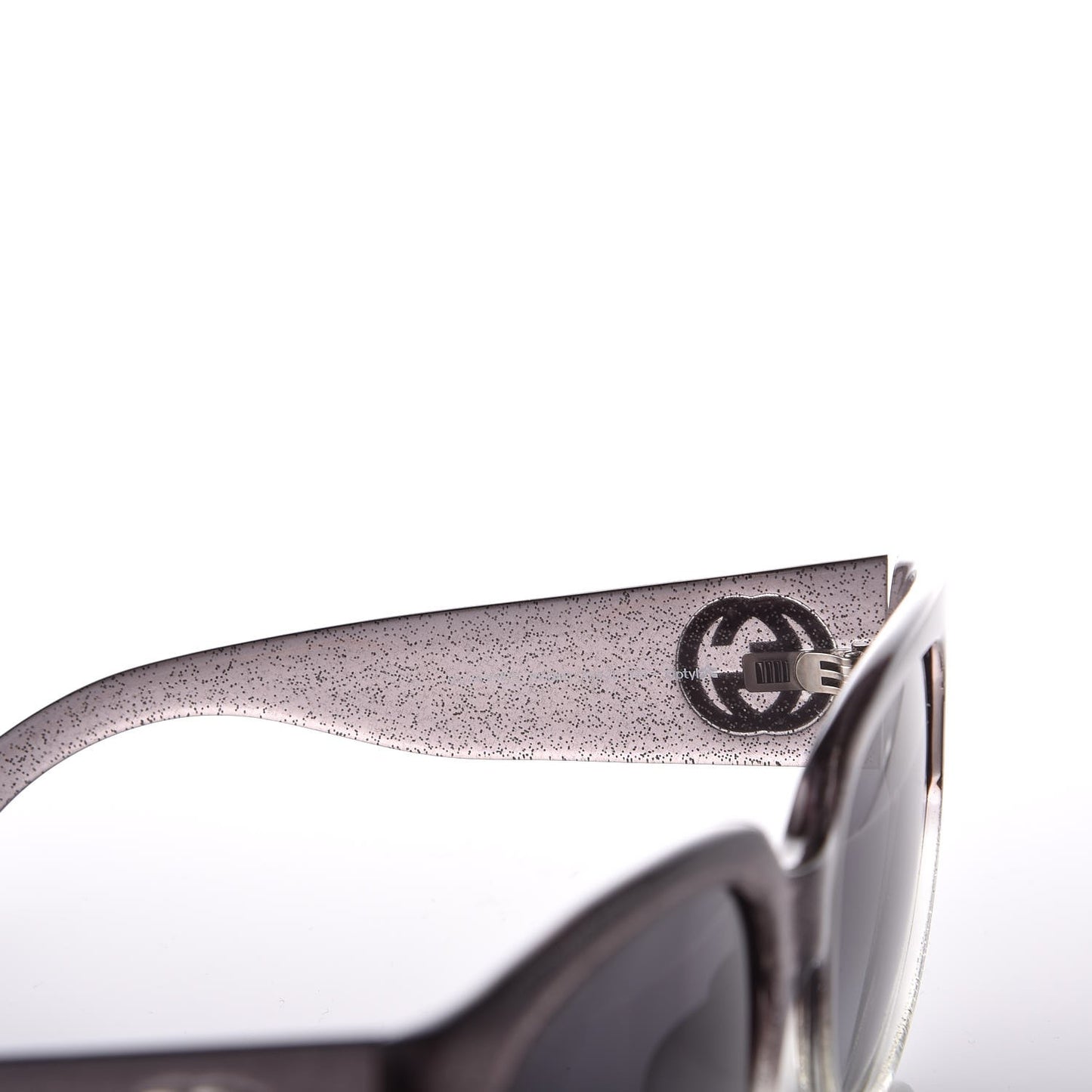 Glitter Square Optyl Sunglasses 3814/S Gray Silver