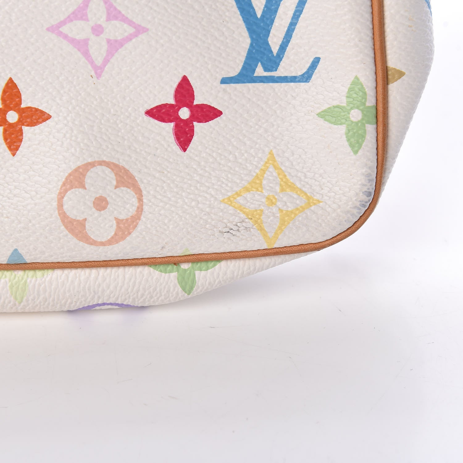 Louis Vuitton Monogram Multicolor Pochette Accessories White 13 of 14
