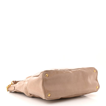 Prada Vitello Shine Shopping Satchel Argilla 4 of 15