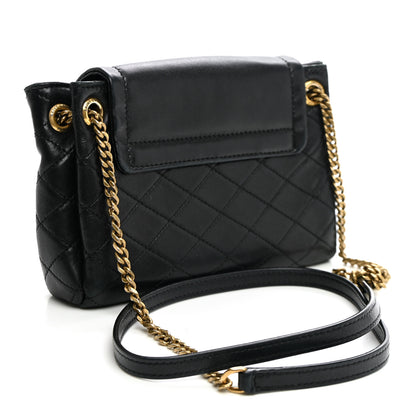 Saint Laurent Lambskin Quilted Monogram Mini Nolita Black 3 of 10