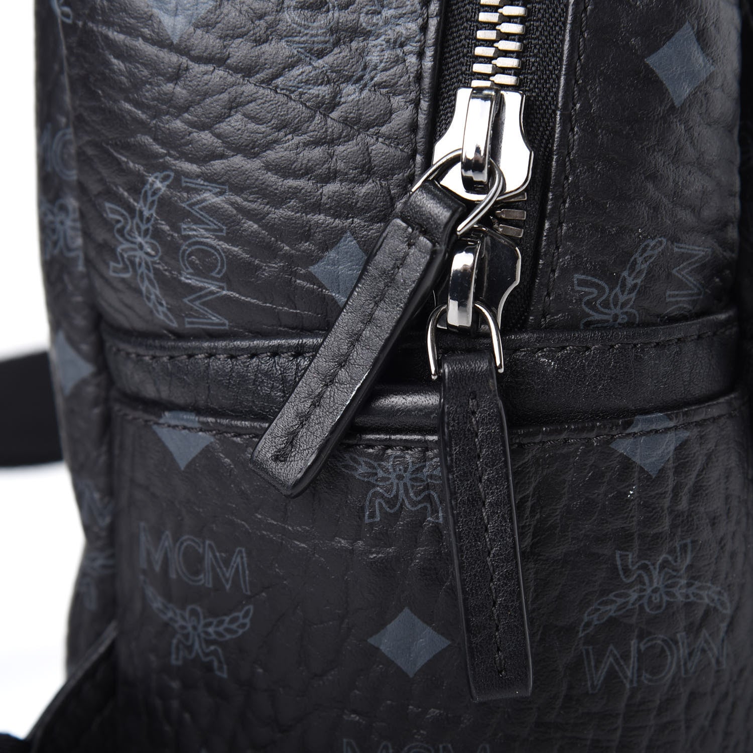 MCM Visetos Studded Small Dual Stark Backpack Black 19 of 19