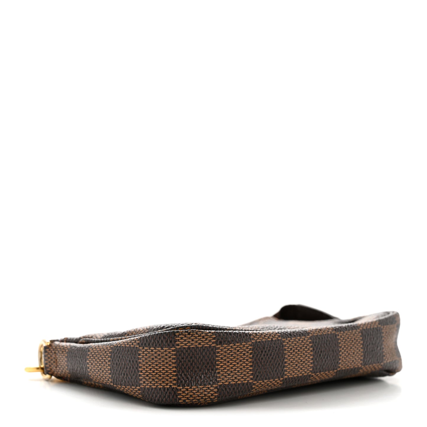 Damier Ebene Complice Trunks and Bags Mini Pochette Accessories Red
