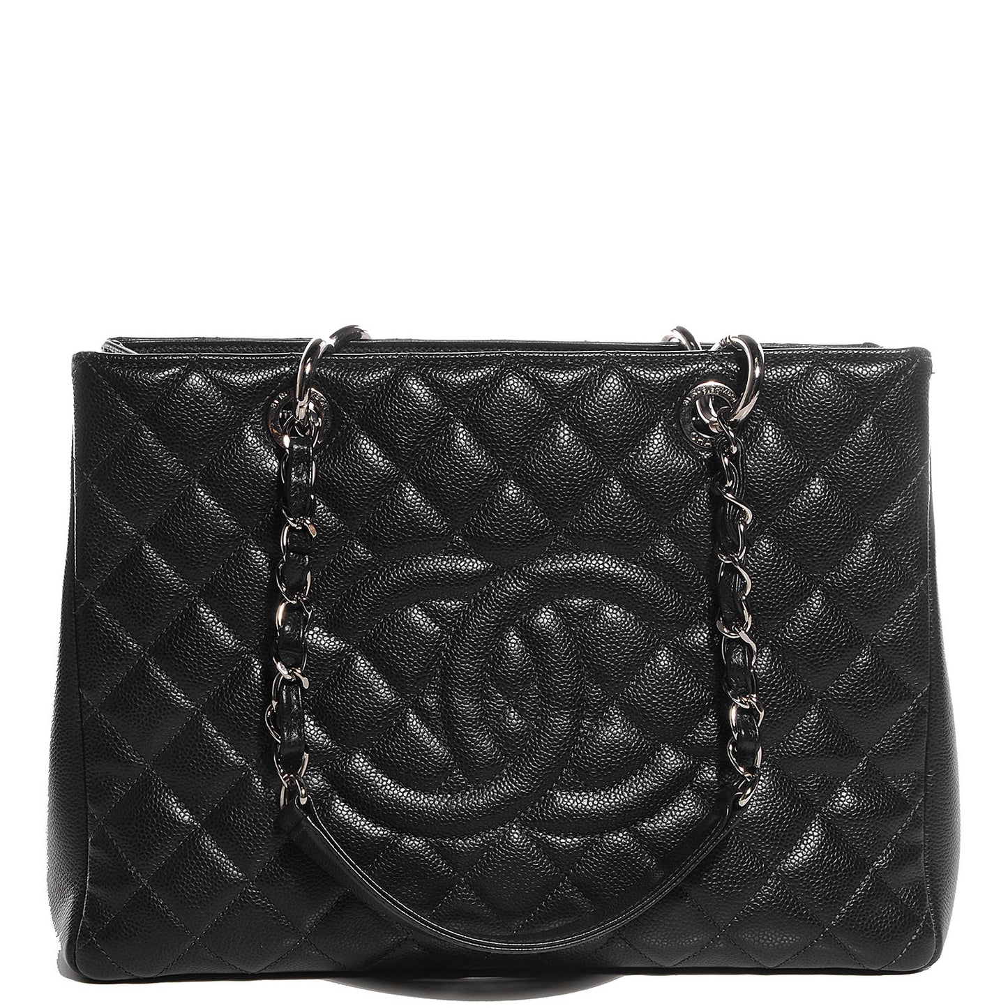 Caviar Grand Shopping Tote GST Dark Grey