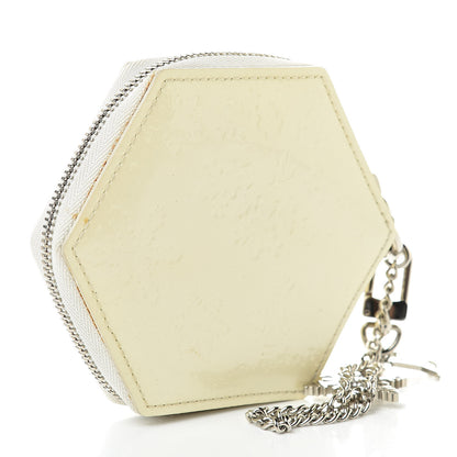 Louis Vuitton Vernis Porte-Monnaie Flocon MM Perle 3 of 11