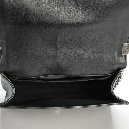 Chanel Calfskin Quilted Medium Boy Flap Black 5 of 7