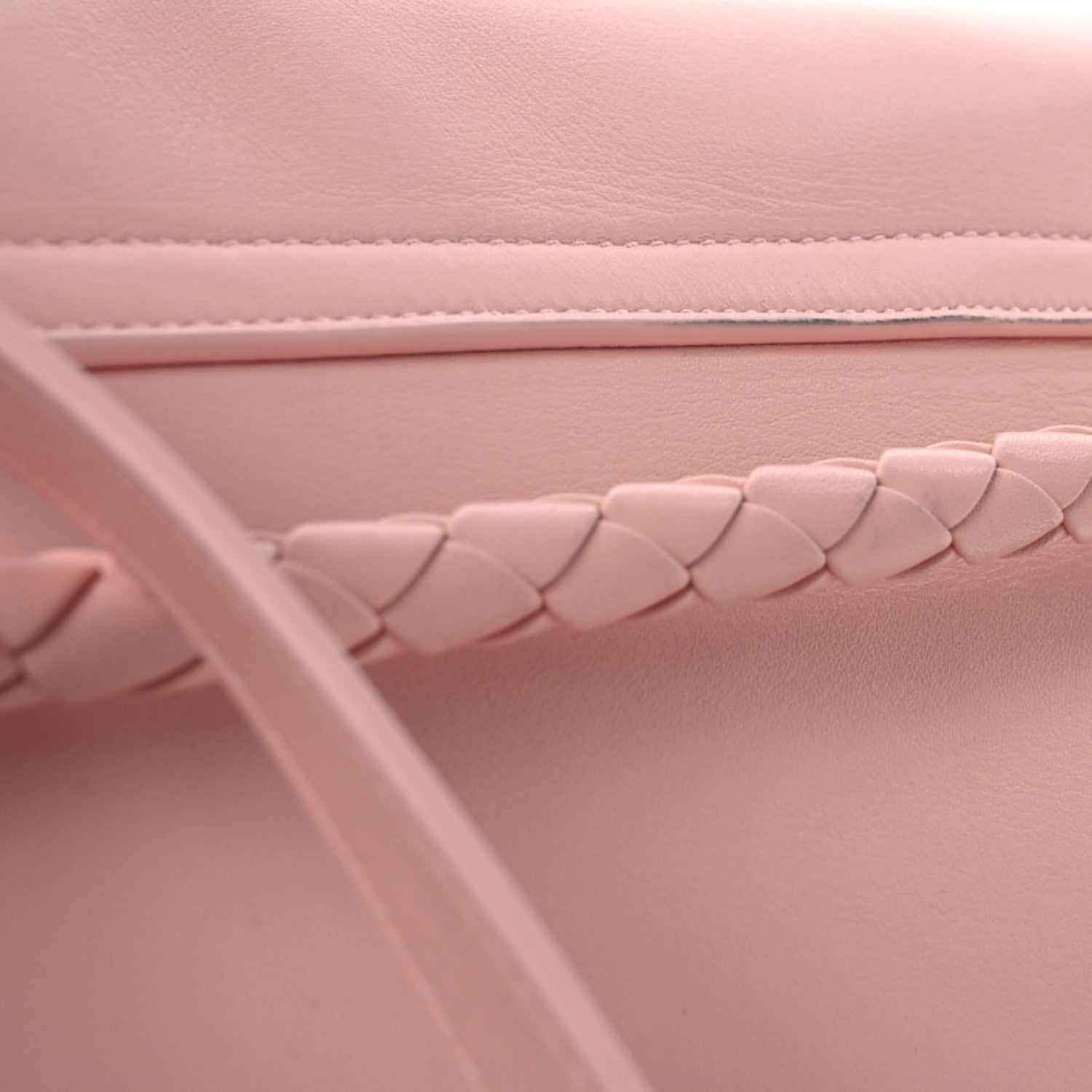 Bottega Veneta Silky Calfskin Large Ciao Ciao Rose 34 of 37