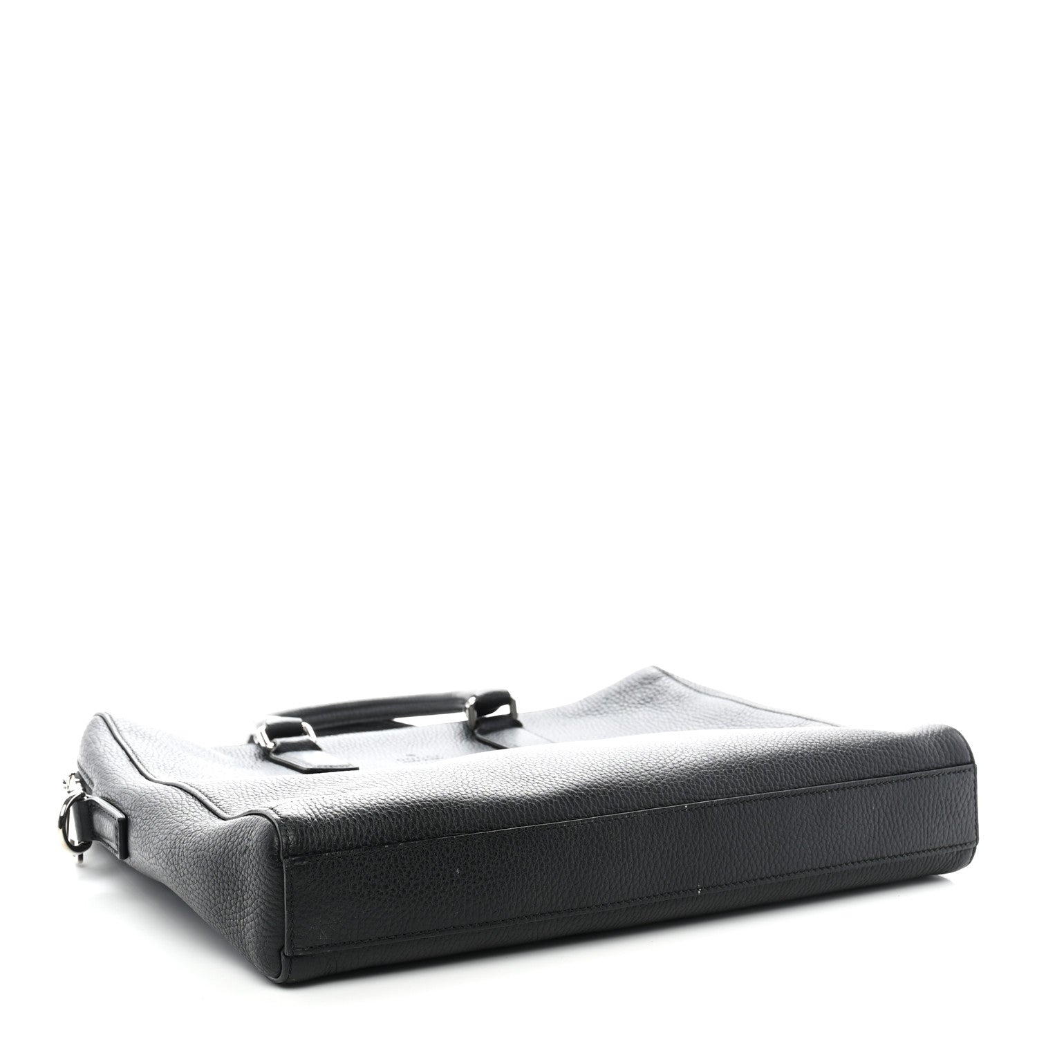 Gucci Pebbled Calfskin Briefcase Black 4 of 13