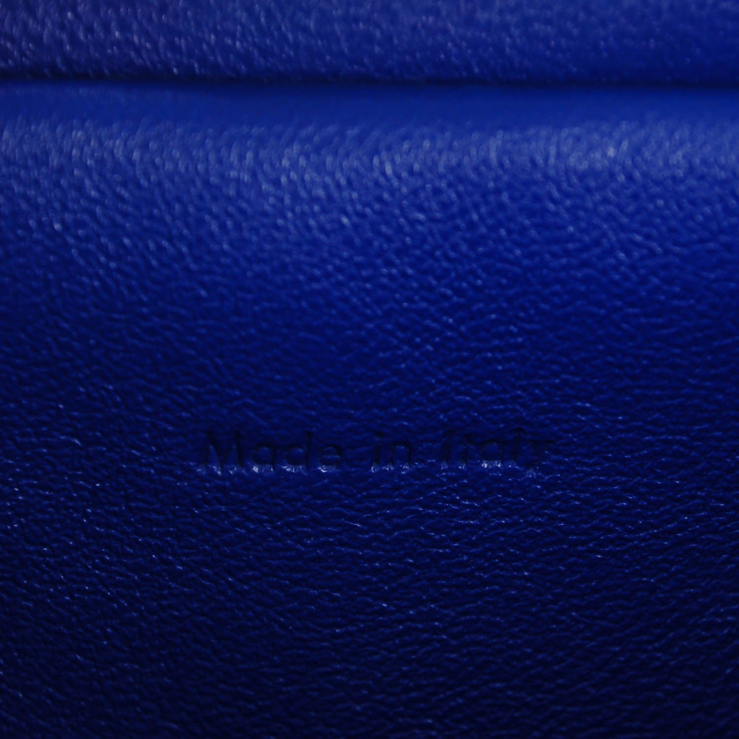 Celine Elephant Calfskin Mini Tri-Color Belt Bag Indigo 6 of 8