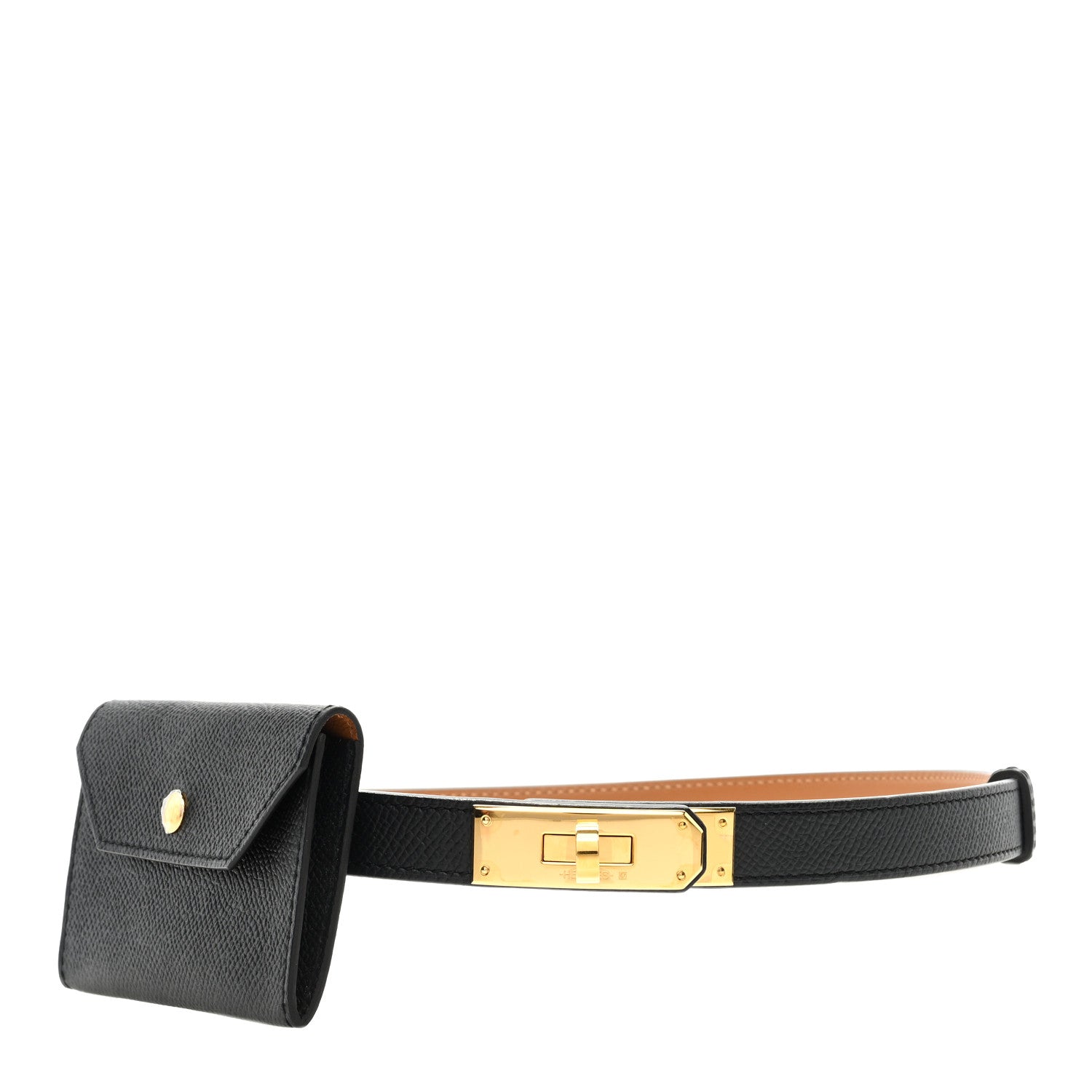 Hermes Epsom Kelly Pocket Belt Black 1 of 3