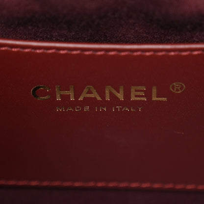 Chanel Caviar Quilted Small Chanel 25 Handbag Burgundy 6 of 13