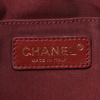 Chanel Wool Lambskin Quilted Paris Hamburg Charms Waist Bag Dark Navy 7 of 10
