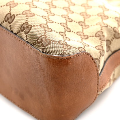 Gucci Monogram Medium Marrakech Hobo Camel 11 of 12