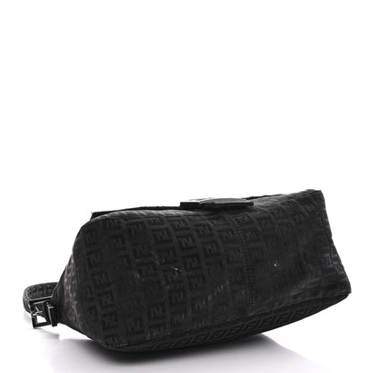 Fendi Zucchino Mama Baguette Black 4 of 19