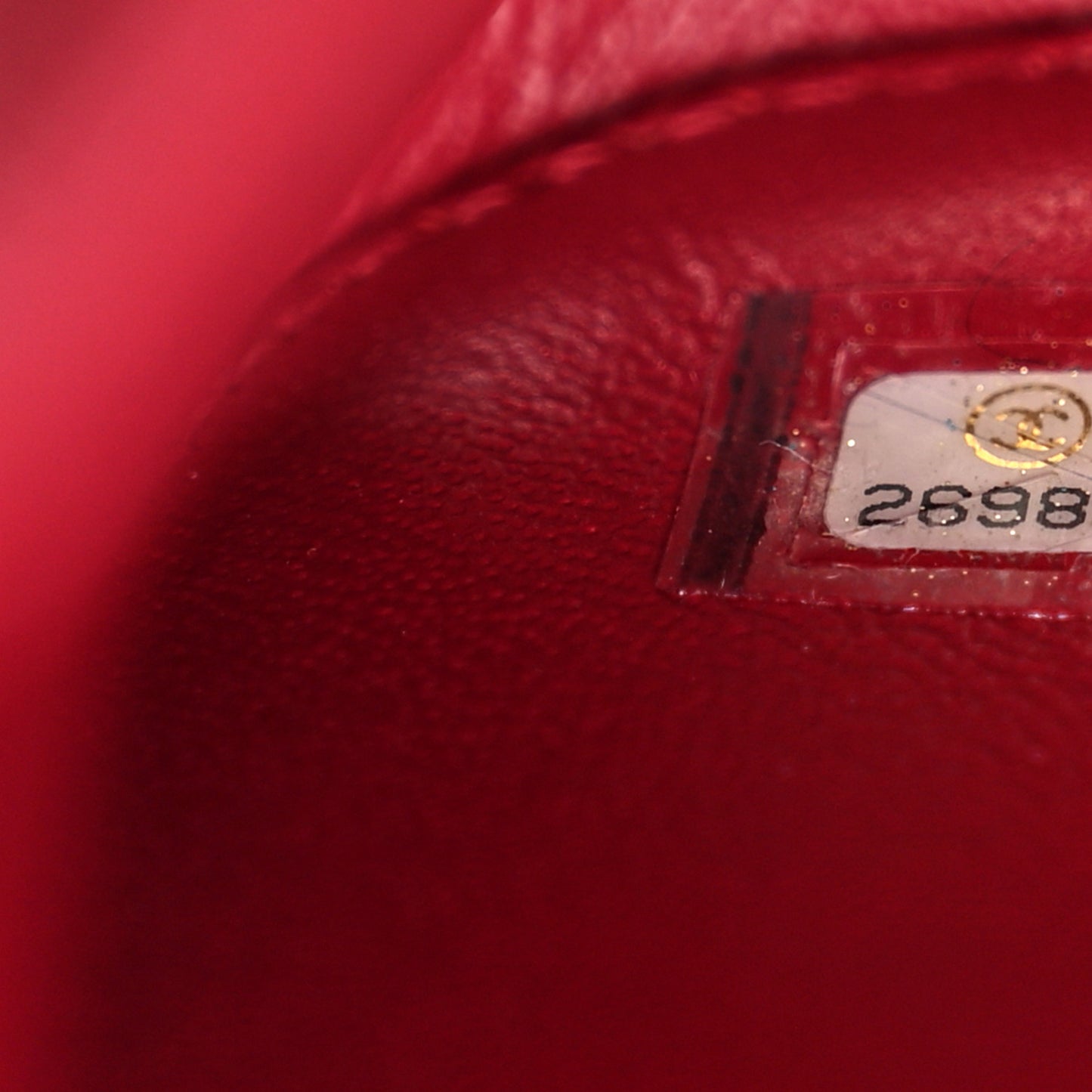 Caviar Quilted Striped Medium CC Filigree Vanity Case Black White