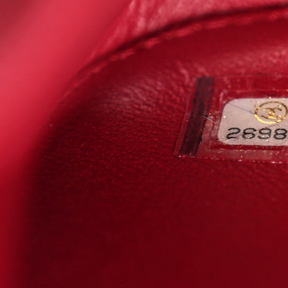 Chanel Caviar Quilted Striped Medium CC Filigree Vanity Case Black White 7 of 10