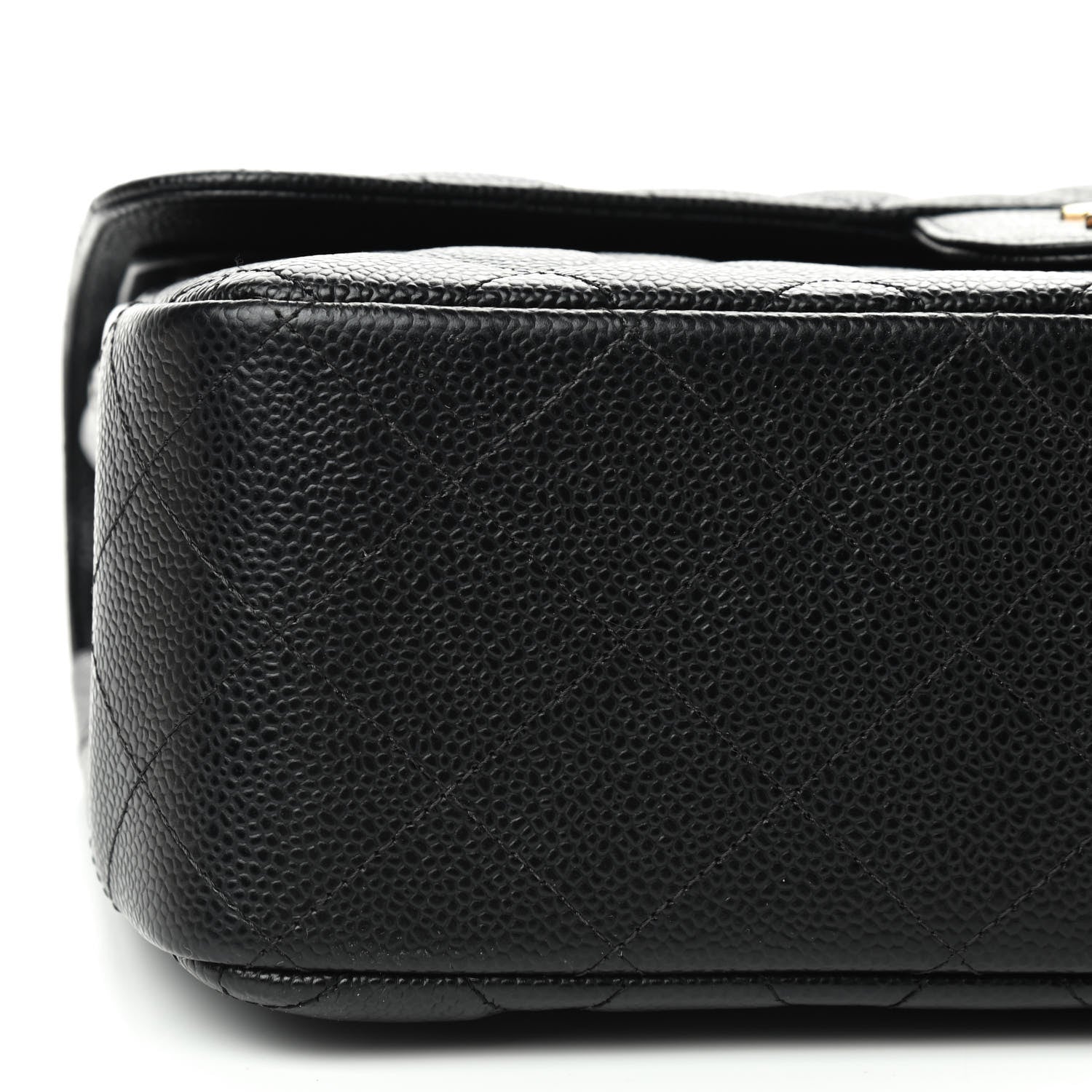 Chanel Caviar Quilted Jumbo Double Flap Black 6 of 9
