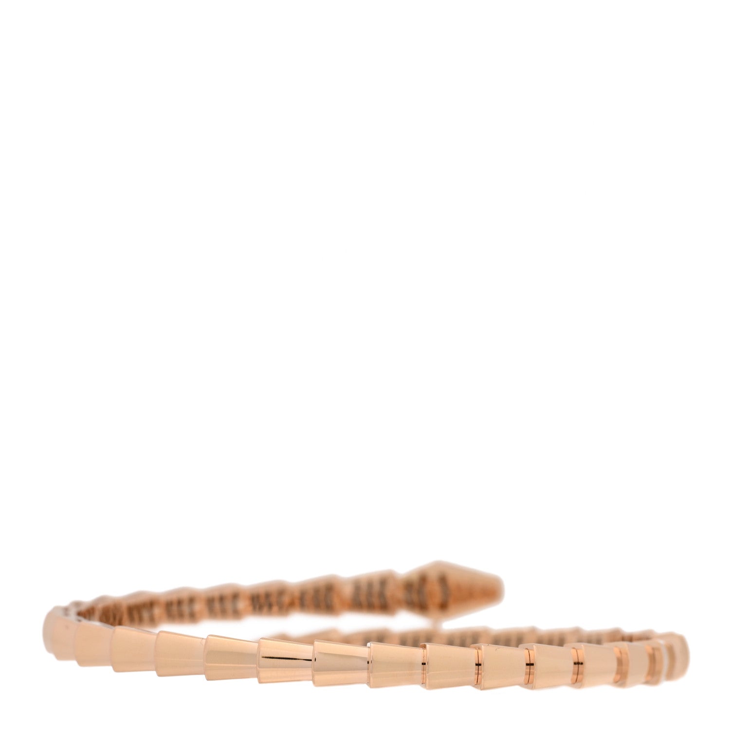 Bulgari 18K Rose Gold Serpenti Viper Bracelet M 2 of 4