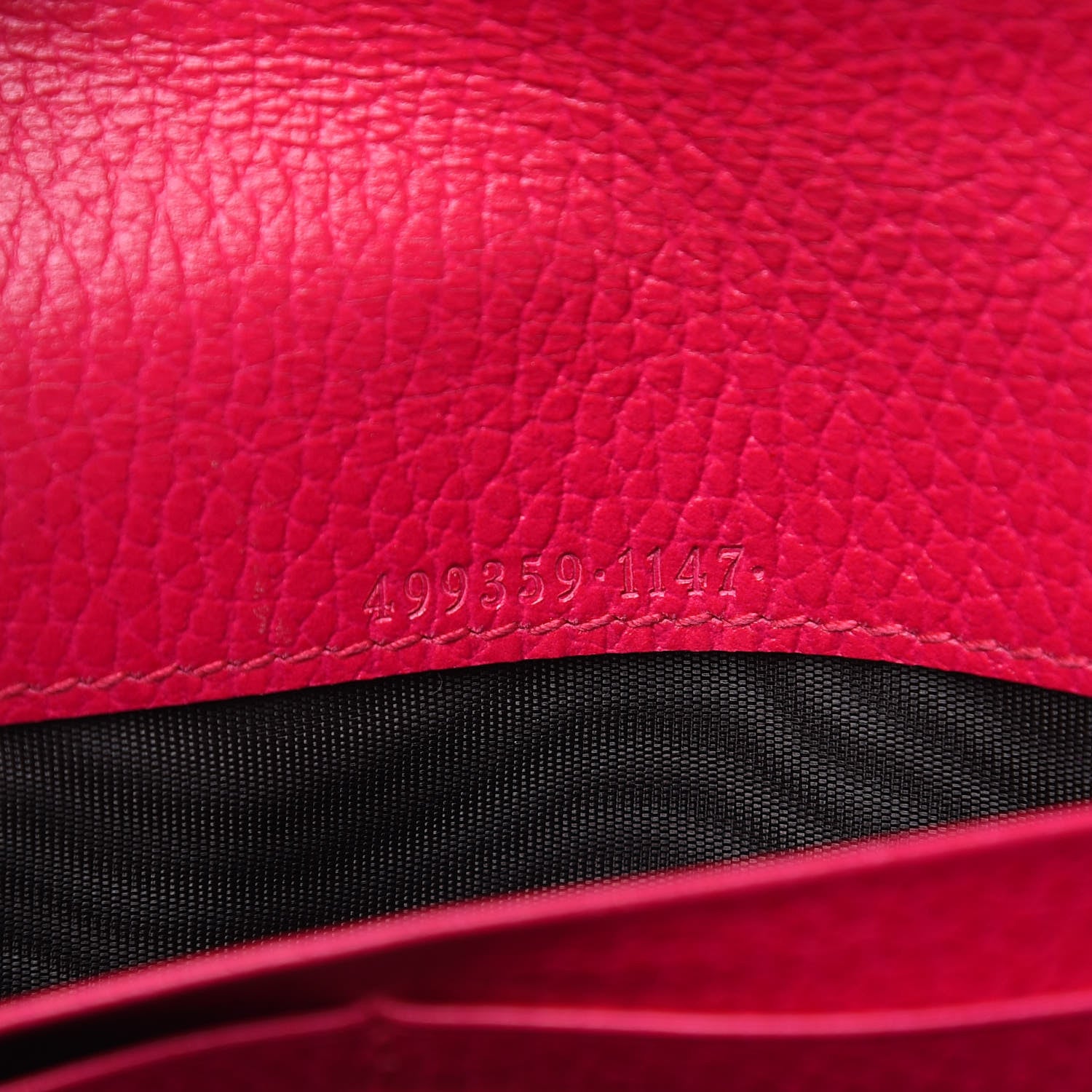 Gucci Calfskin Garden Continental Wallet Pink 7 of 11