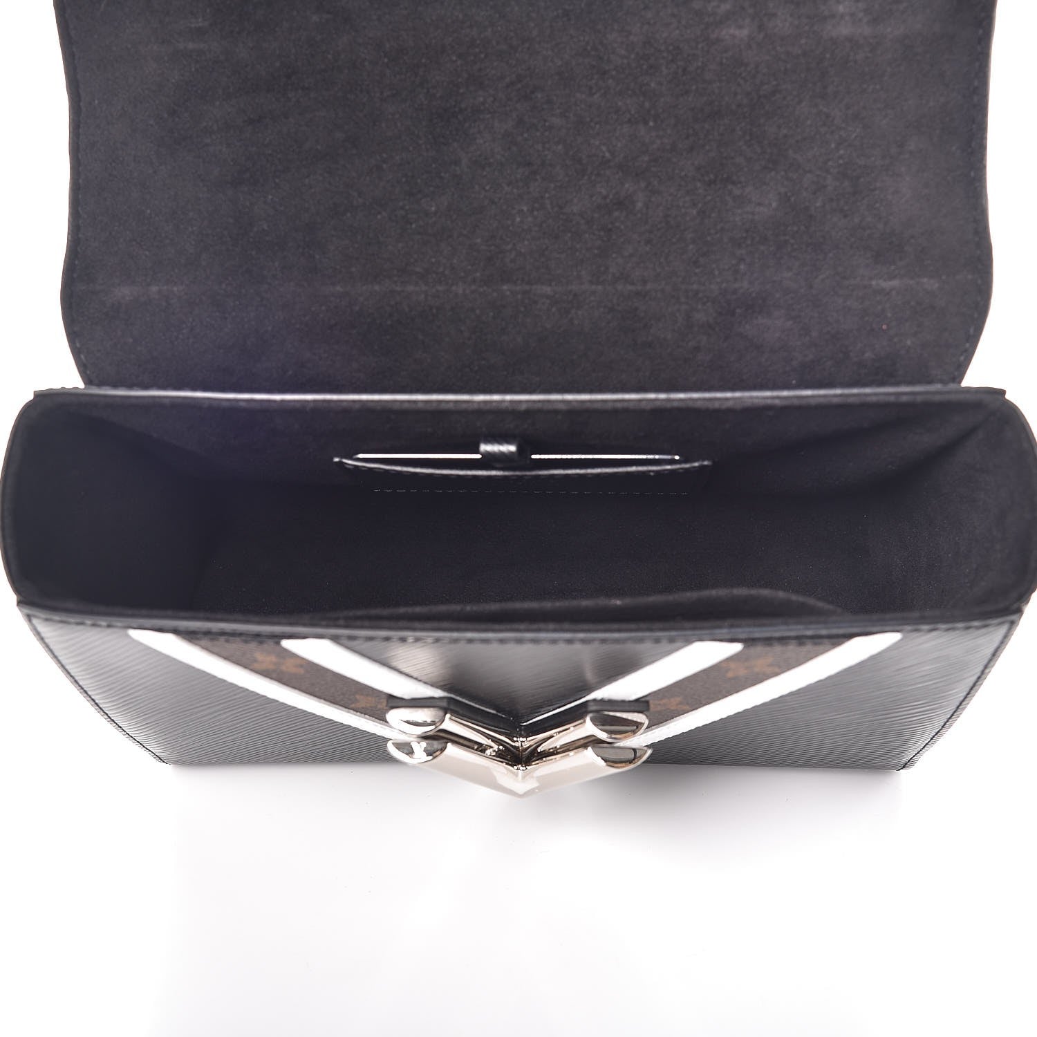 Louis Vuitton Epi Monogram Twist Shoulder Bag MM Black 5 of 6