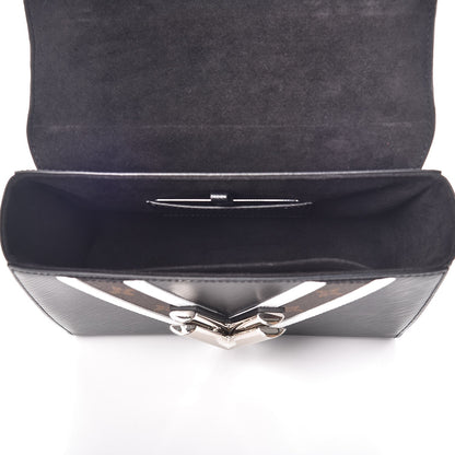 Louis Vuitton Epi Monogram Twist Shoulder Bag MM Black 5 of 6