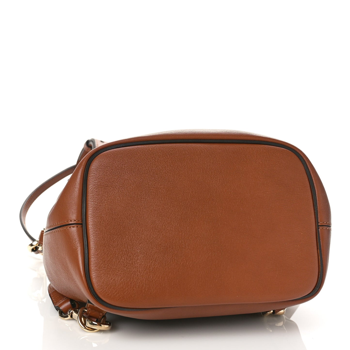 Suede Calfskin Medium Faye Backpack Tan