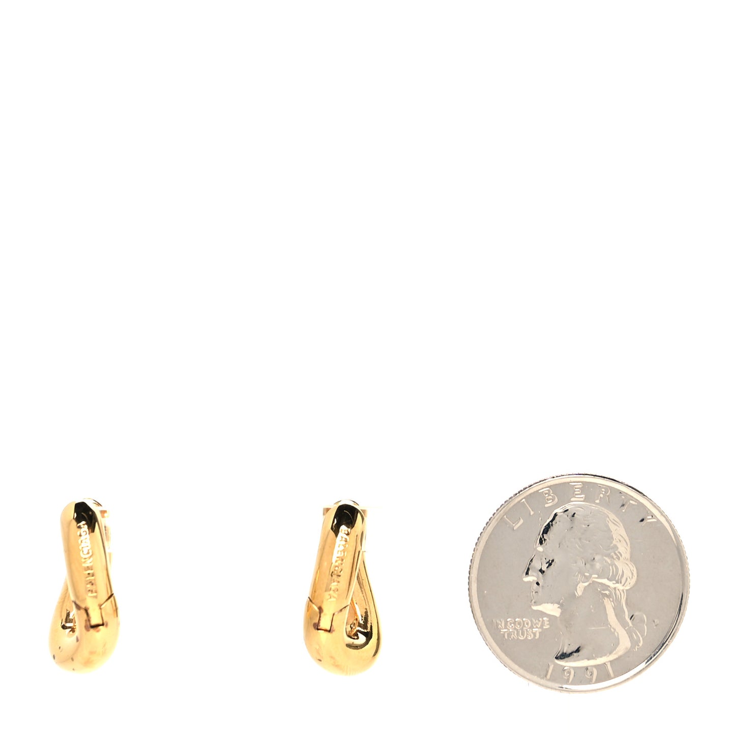 Copper Loop Earrings Gold