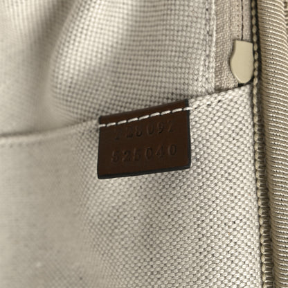 Gucci GG Supreme Monogram Azalea Calfskin Retro Interlocking G Small Savoy Cabin Trolley Beige Ebony Brown Sugar 7 of 9