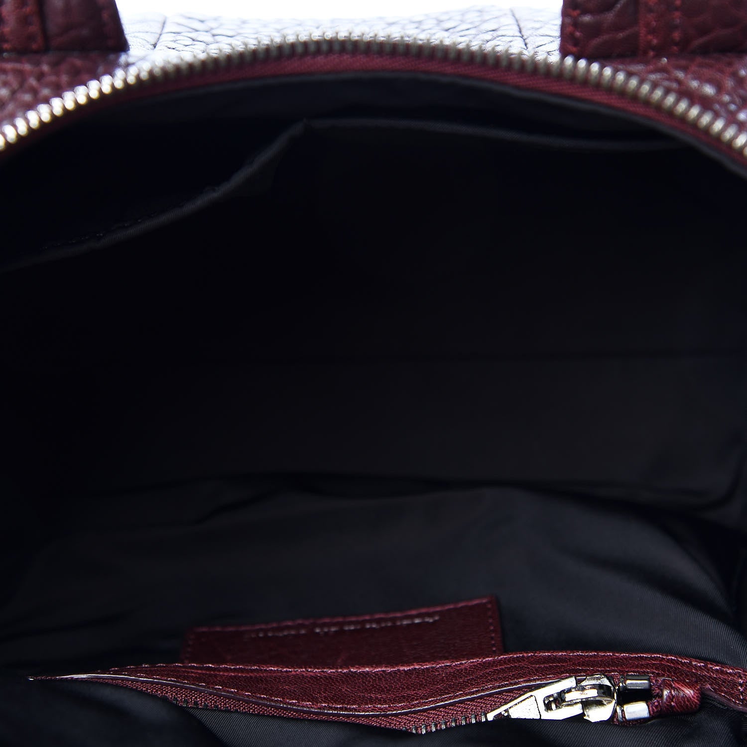 Alexander Wang Pebbled Lambskin Rockie Beet Rhodium Hardware 4 of 8