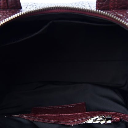 Alexander Wang Pebbled Lambskin Rockie Beet Rhodium Hardware 4 of 8