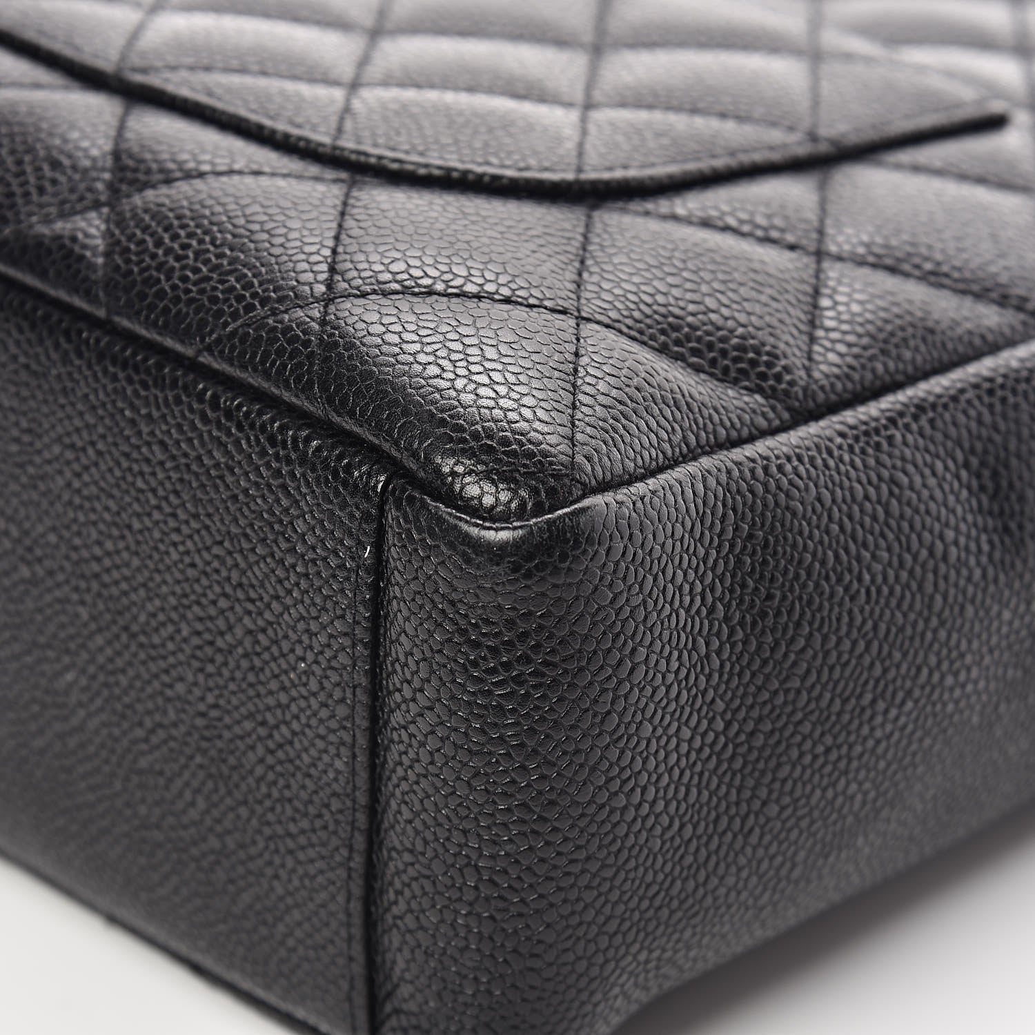 Chanel Caviar Quilted Petit Shopping Tote PST Black 11 of 12