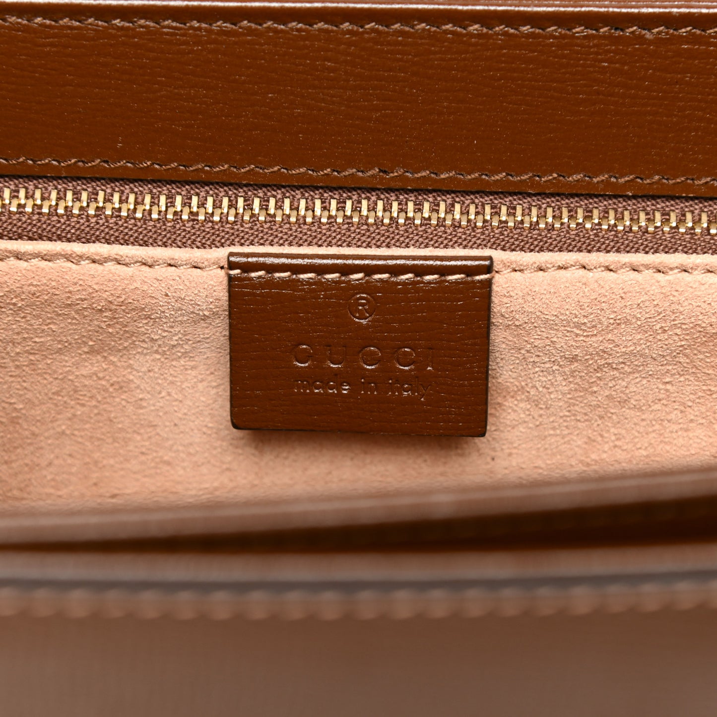 Azalea Calfskin Horsebit 1955 Shoulder Bag Brown Sugar
