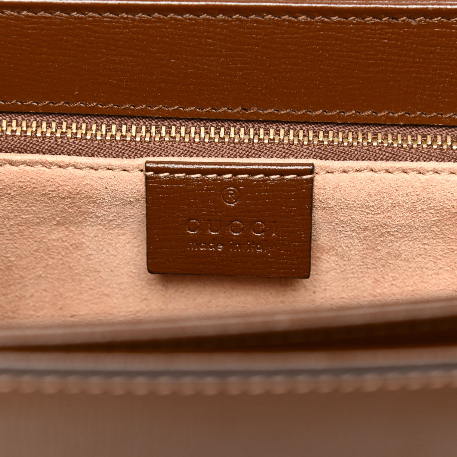 Gucci Azalea Calfskin Horsebit 1955 Shoulder Bag Brown Sugar 6 of 14